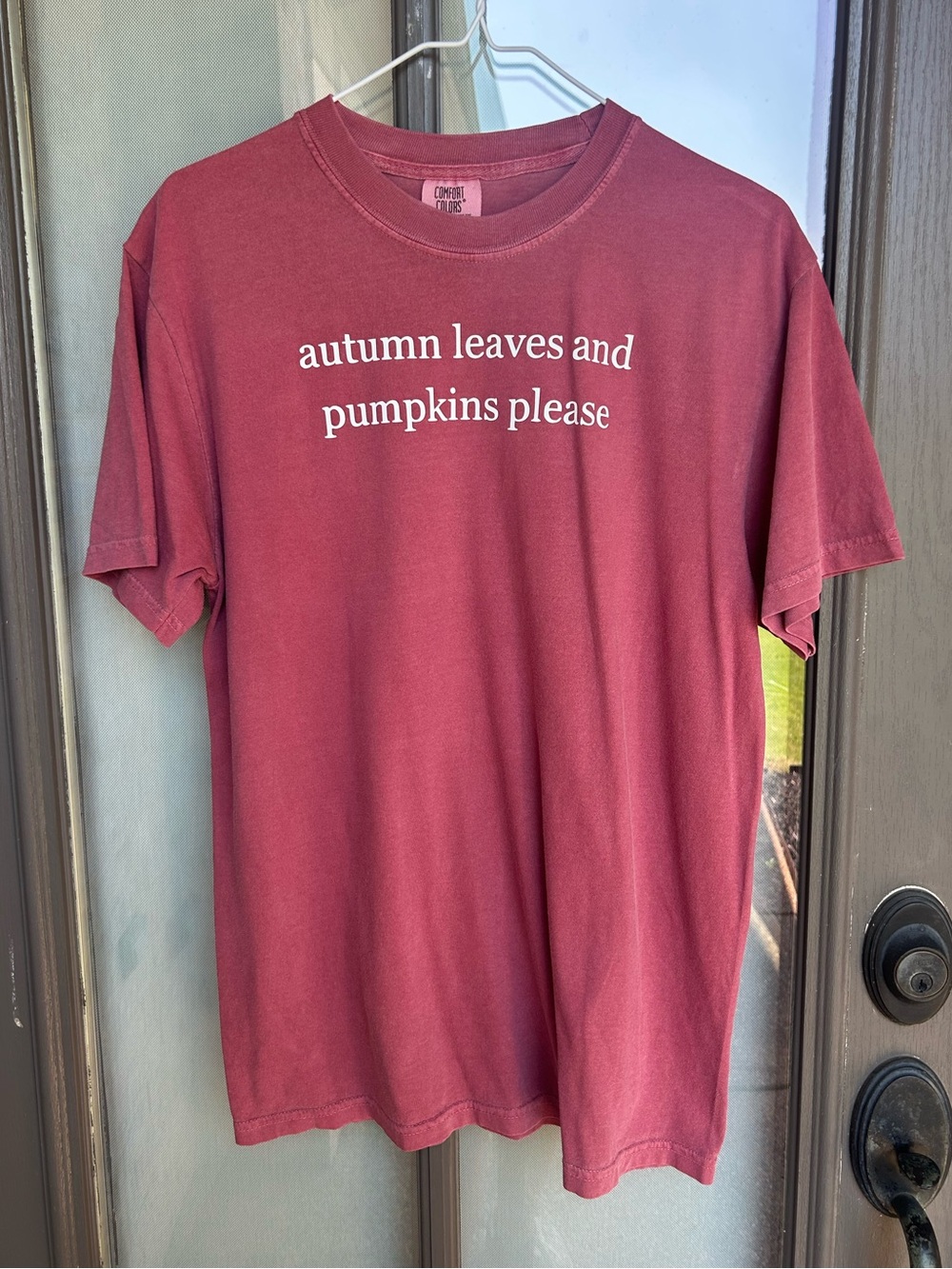 comfort colors fall shirt